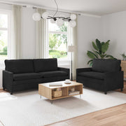 Set sofe 2 pcs Crna Baršun