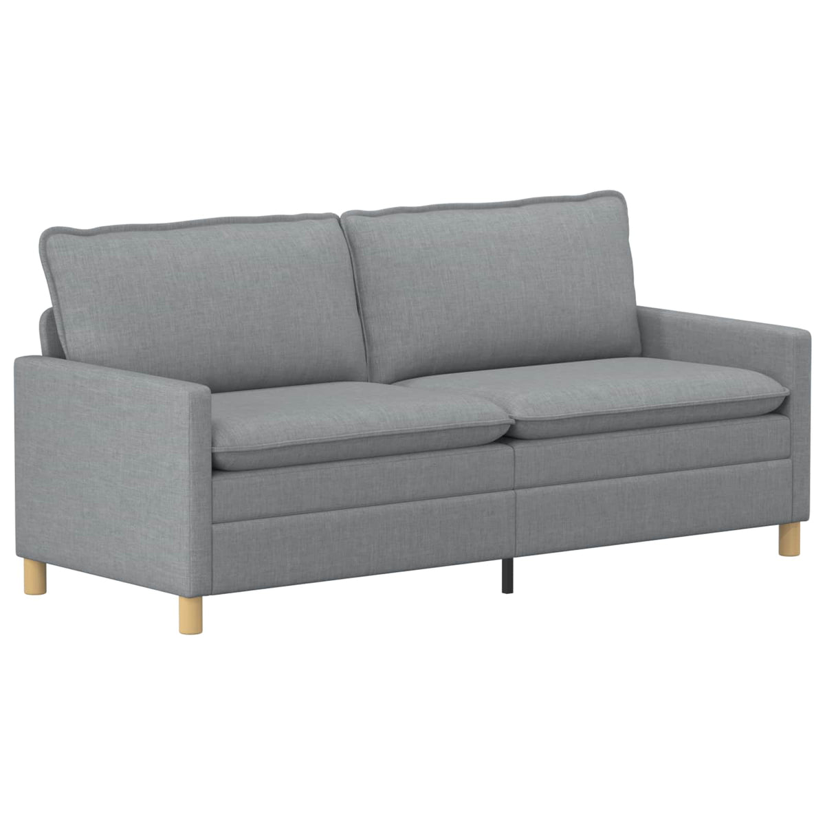 Set sofe 2 kom. Svjetlosiva Tkanina