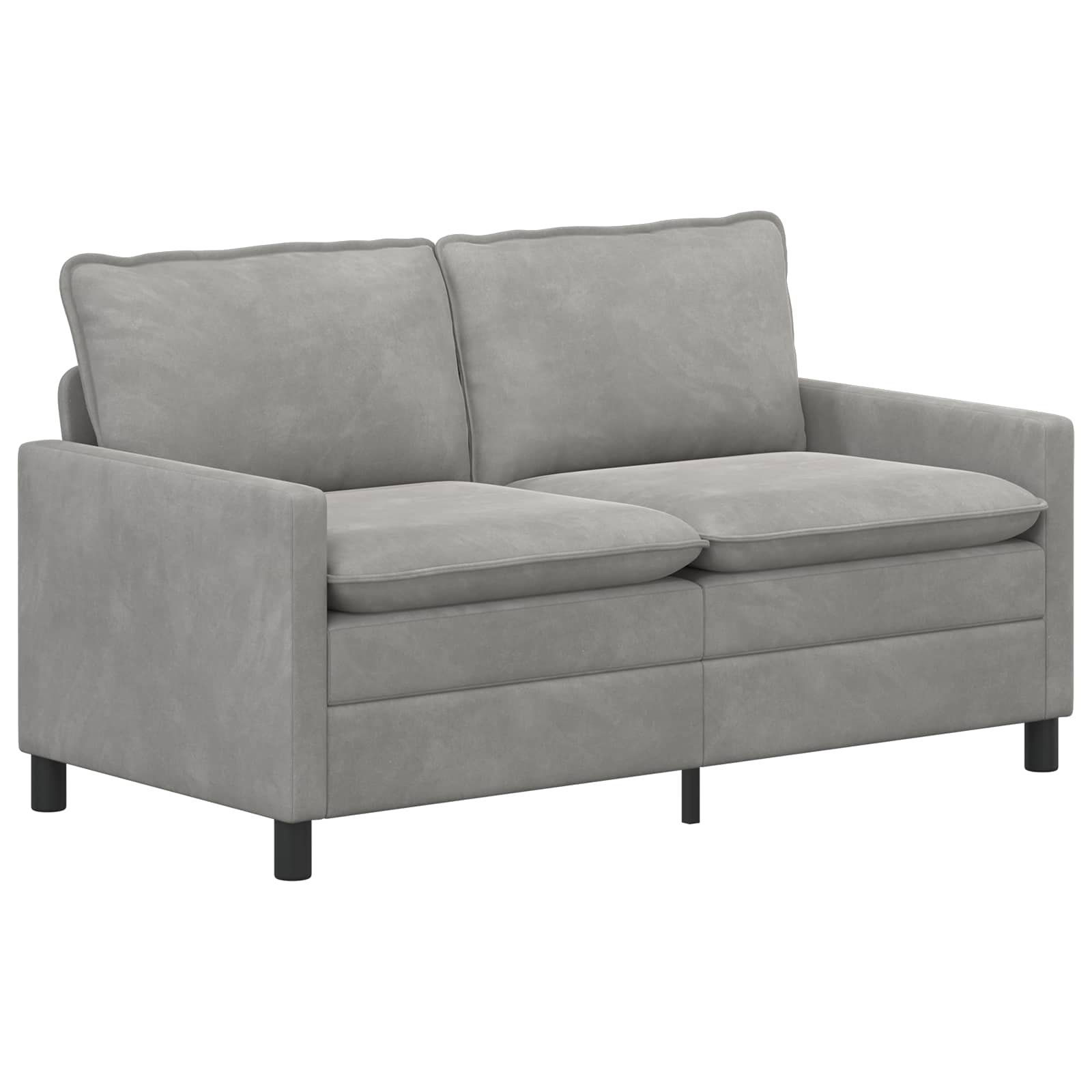 Set sofe 2 pcs Svjetlosiva Baršun