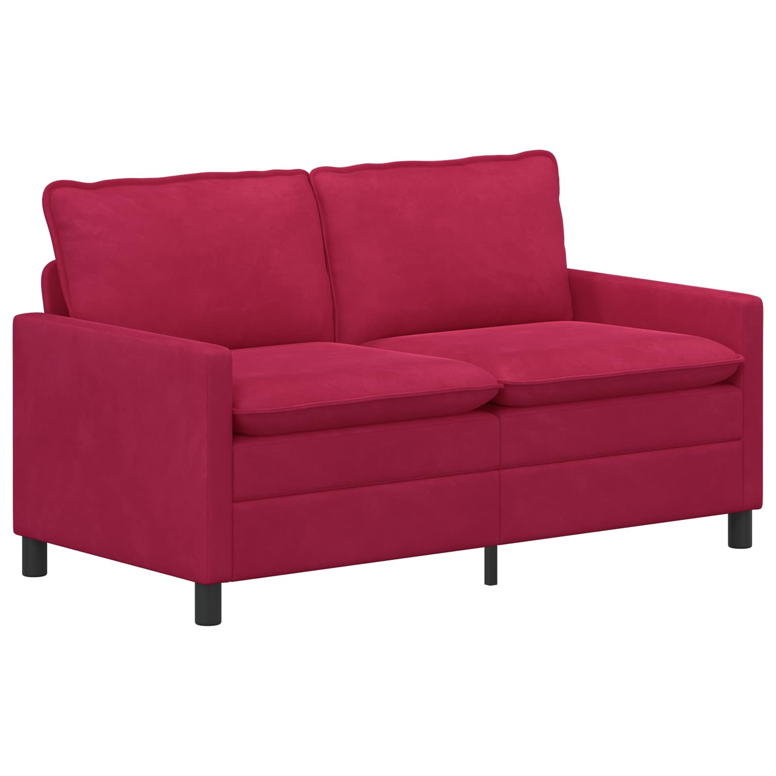 Set sofe 2 pcs Vinska crvena Baršun