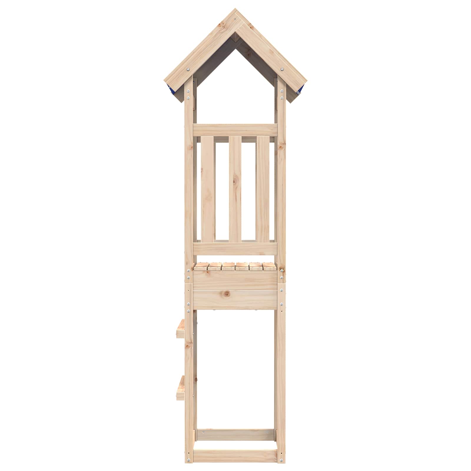 Igraći Toranj Smeđa 52.5 x 46.5 x 208 cm Čvrsto borovo drvo