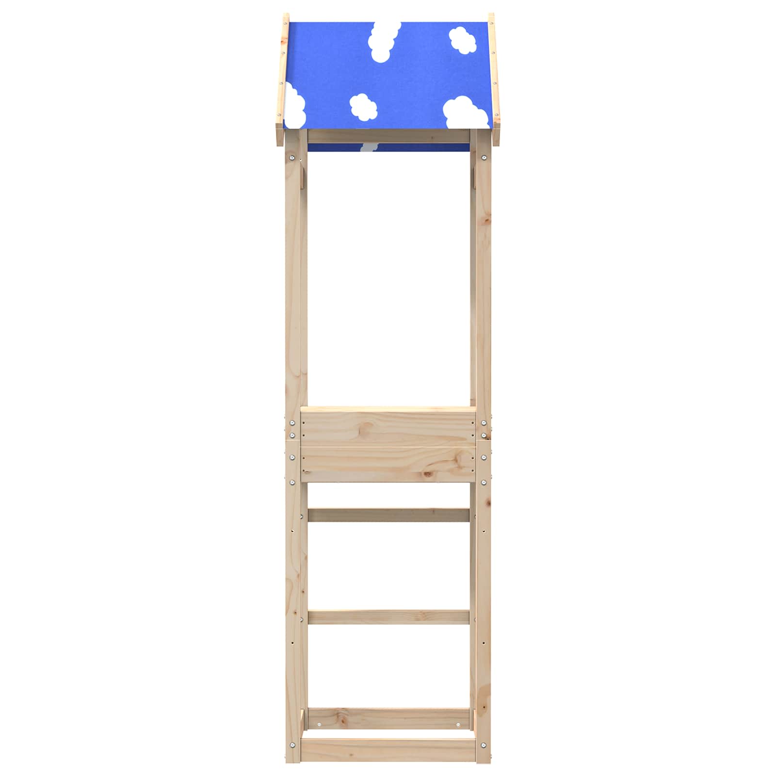 Igraći Toranj Smeđa 52,5 x 46,5 x 195 cm Čvrsto borovo drvo