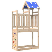Igraći Toranj Smeđa 110.5 x 52.5 x 215 cm Čvrsto borovo drvo