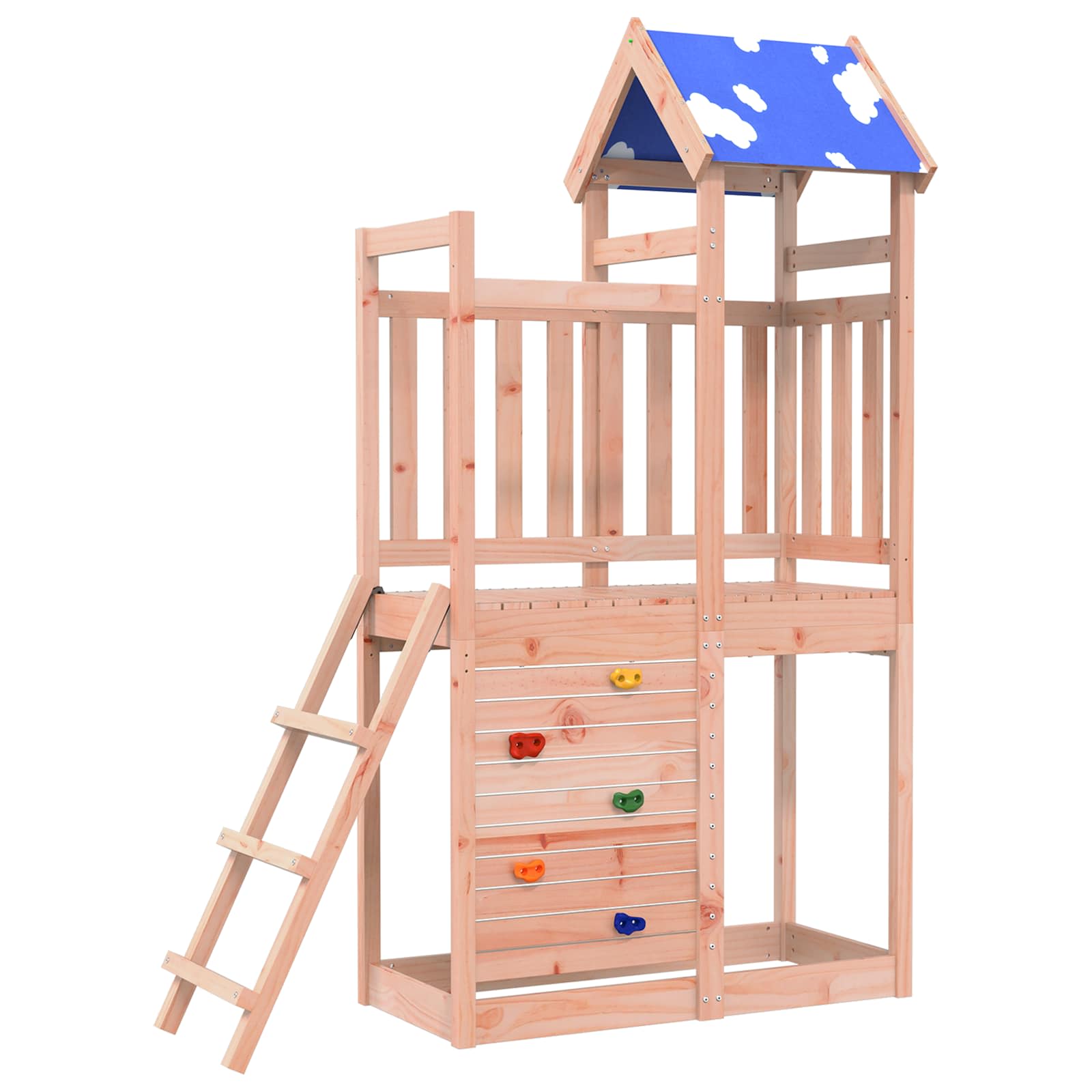 Igraći Toranj Smeđa 110,5 x 52,5 x 215cm Solidno Douglas Drvo