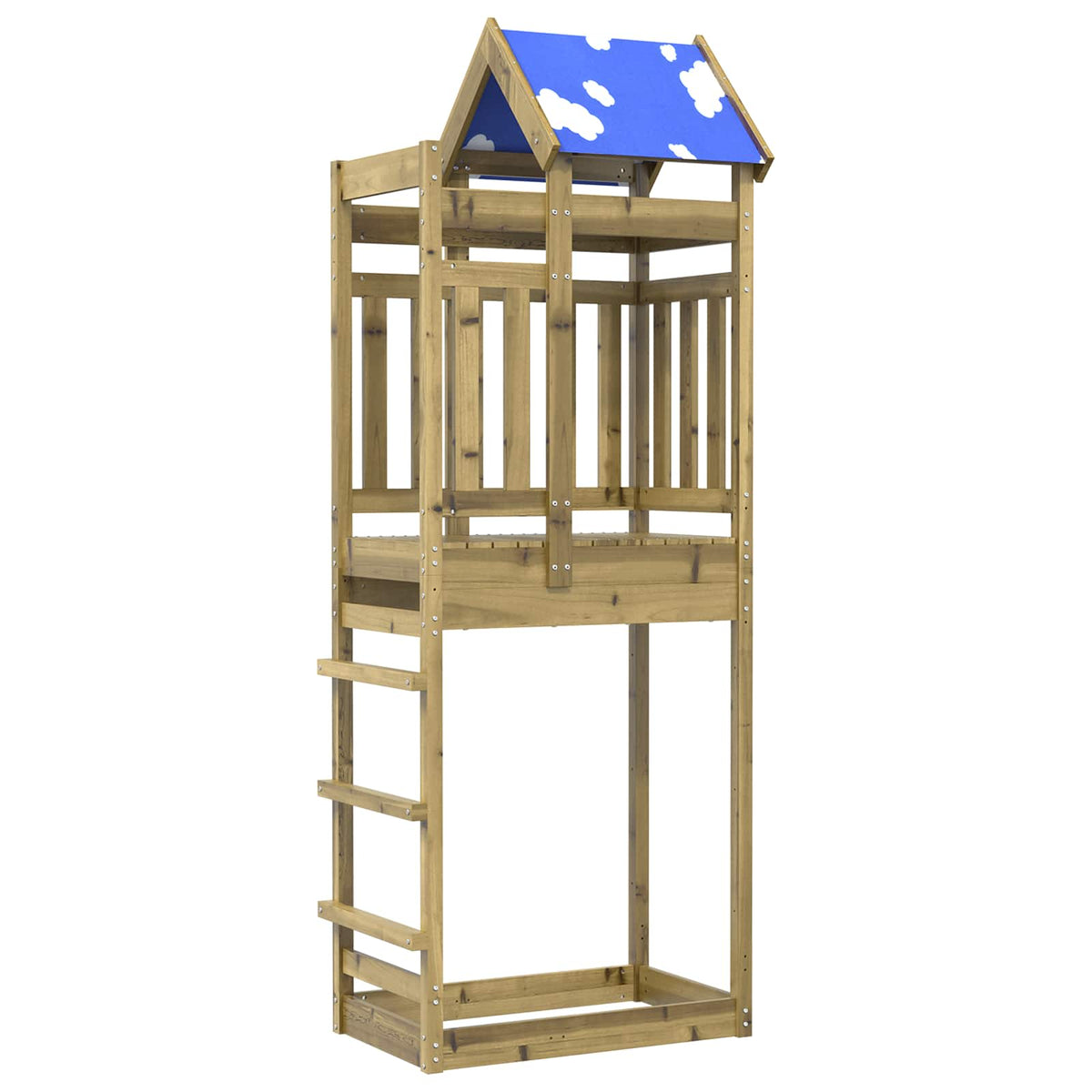 Igraći Toranj Smeđa 85 x 52,5 x 239 cm Solidno Douglas Drvo