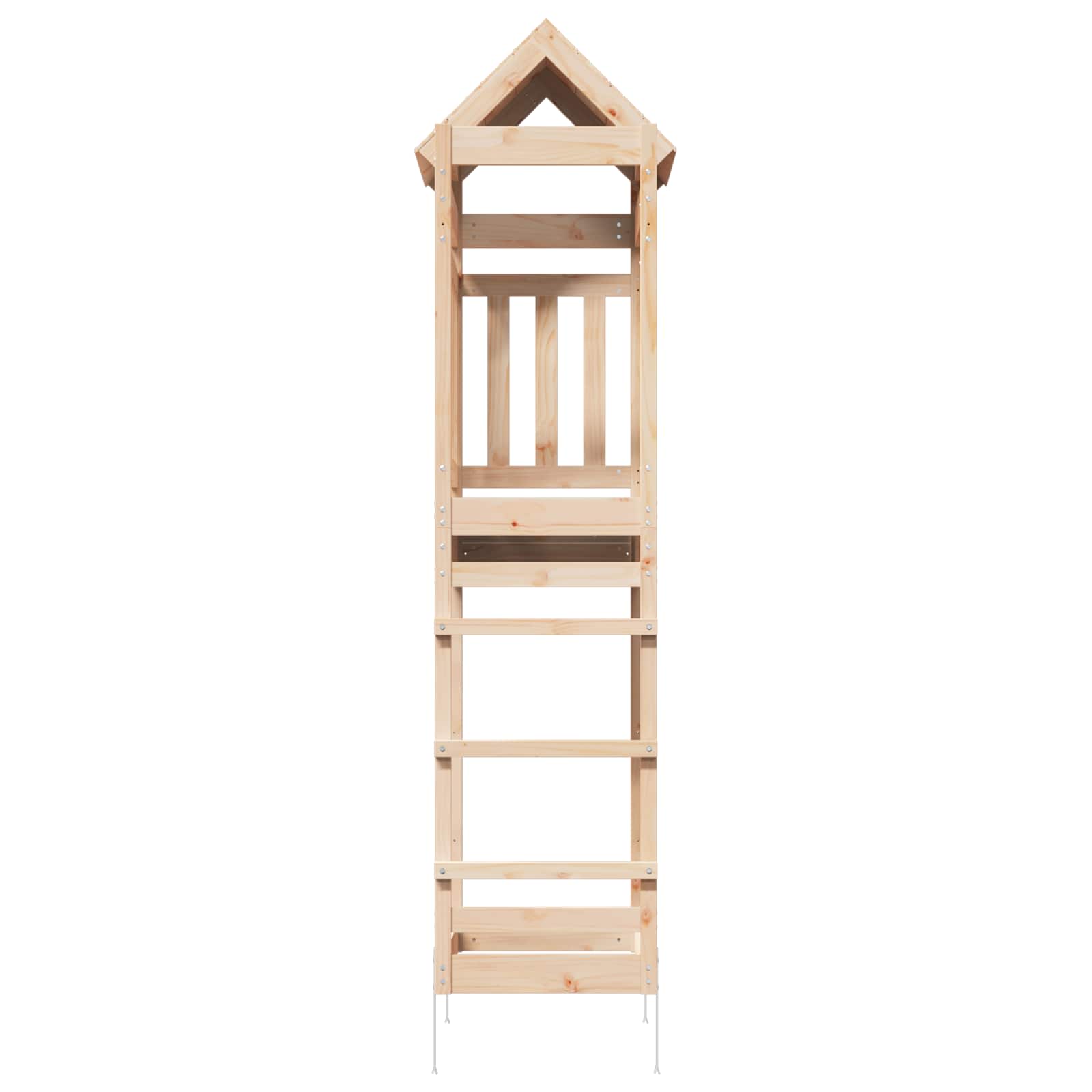 Igraći Toranj Smeđa 52,5 x 85 x 238 cm Čvrsto borovo drvo
