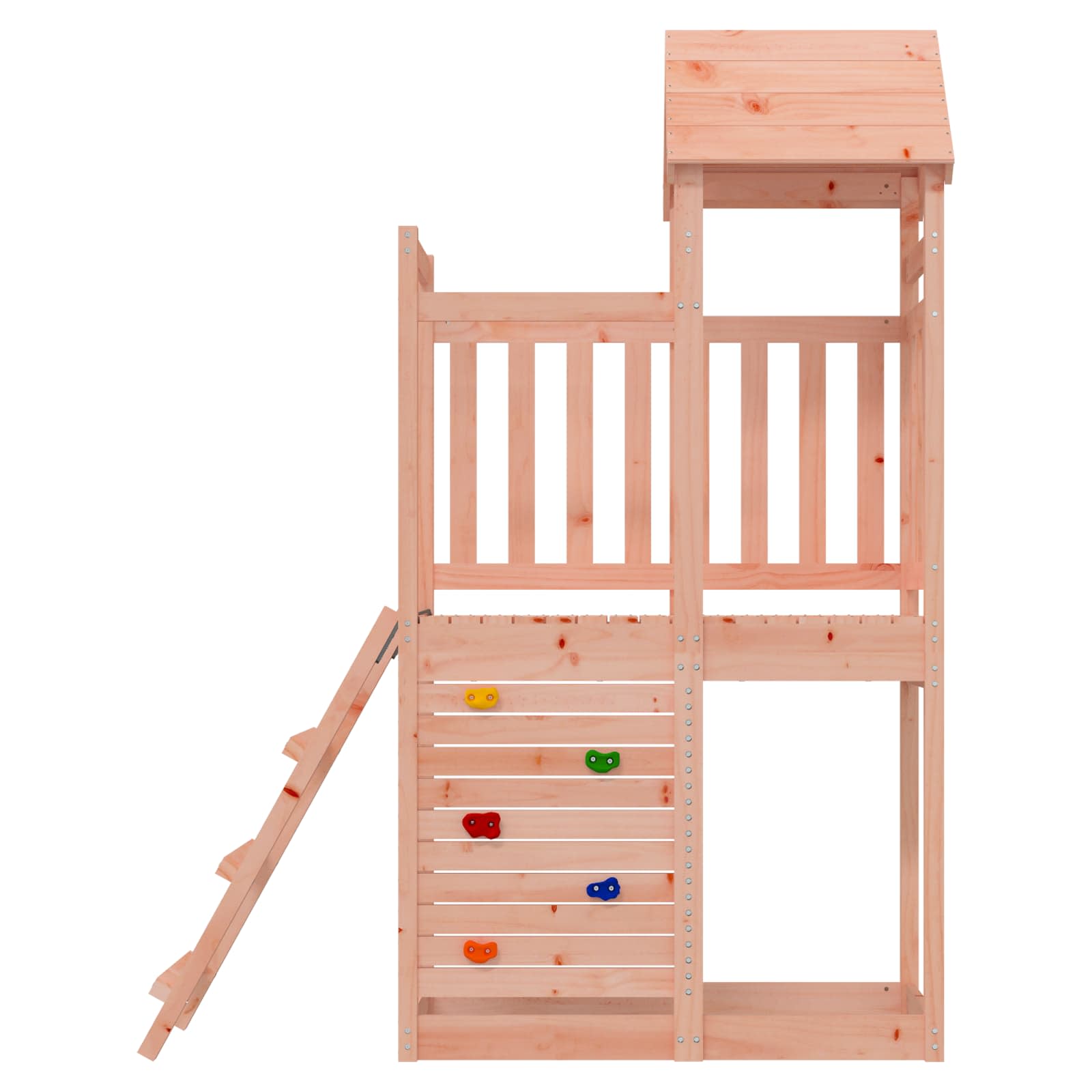 Igraći Toranj Smeđa 110,5 x 52,5 x 214 cm Solidno Douglas Drvo