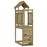 Igraći Toranj Smeđa Solidno Impregnirano Drvo 53 x 110,5 x 214 cm