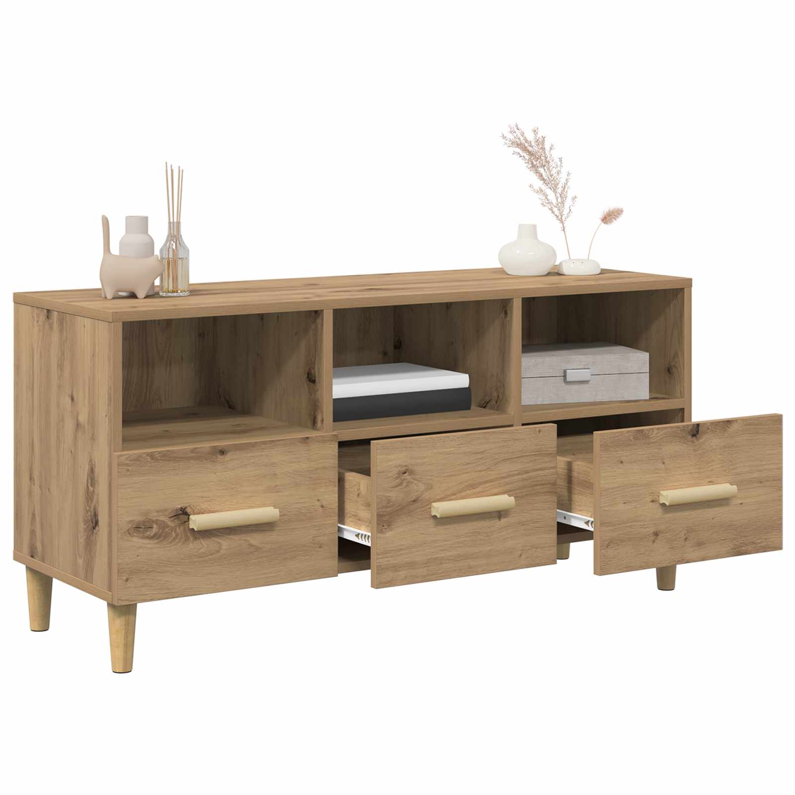 TV ormar s ladicama Umjetnička hrastovina 102 x 36 x 50 cm