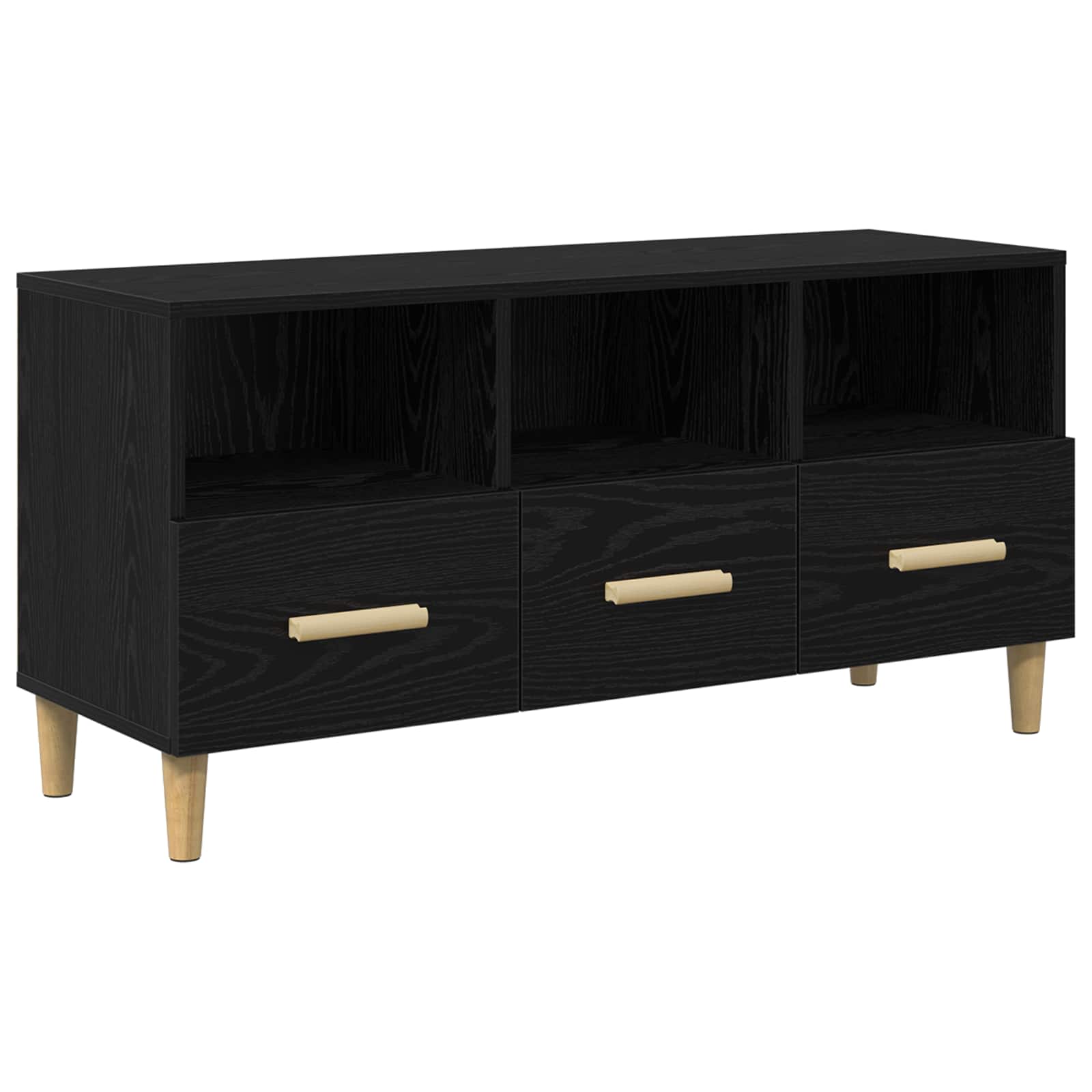 TV ormar Crni hrast 102 x 36 x 50 cm Konstruirano drvo