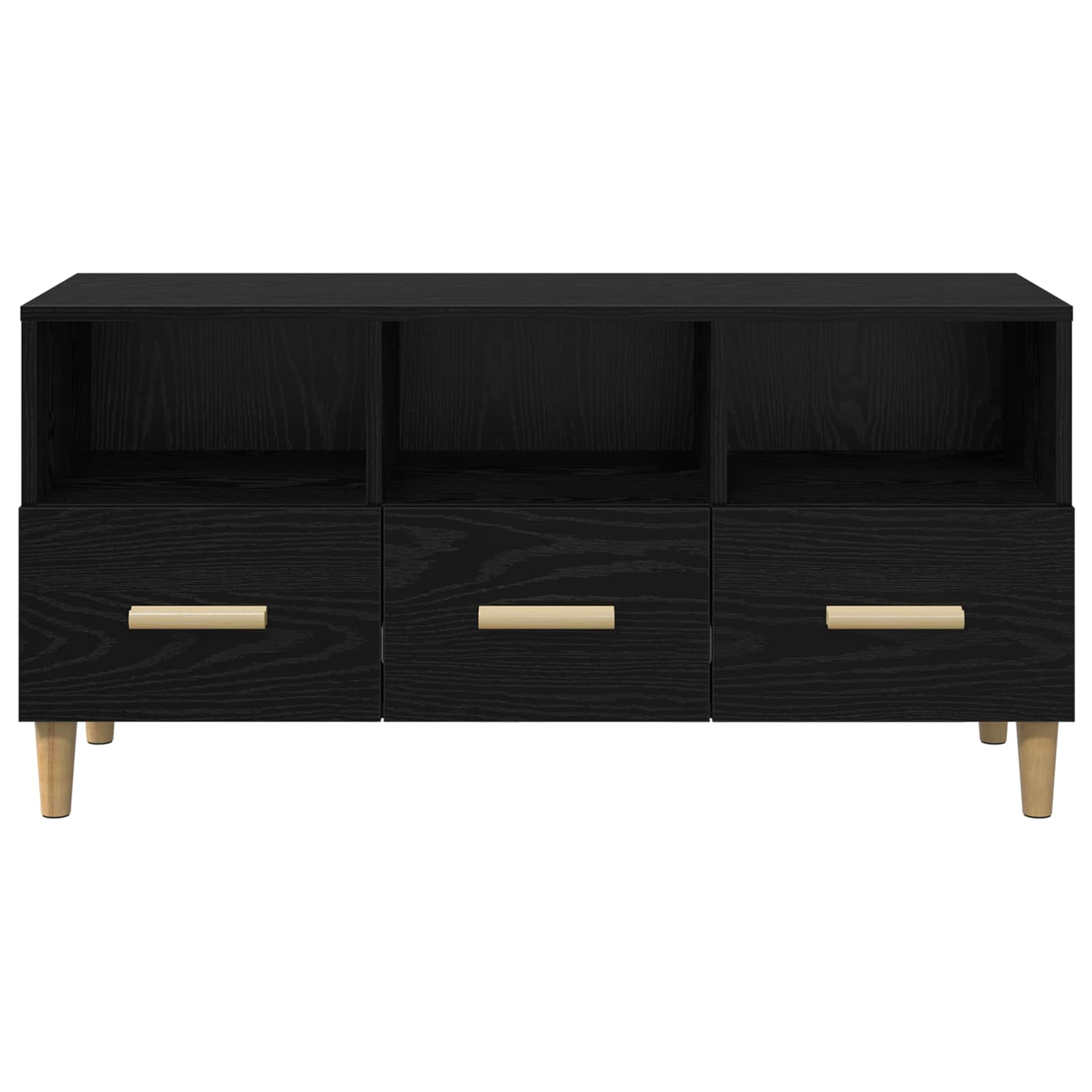 TV ormar Crni hrast 102 x 36 x 50 cm Konstruirano drvo