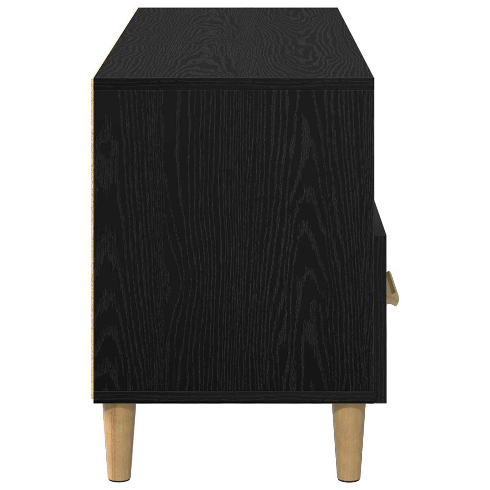 TV ormar Crni hrast 102 x 36 x 50 cm Konstruirano drvo