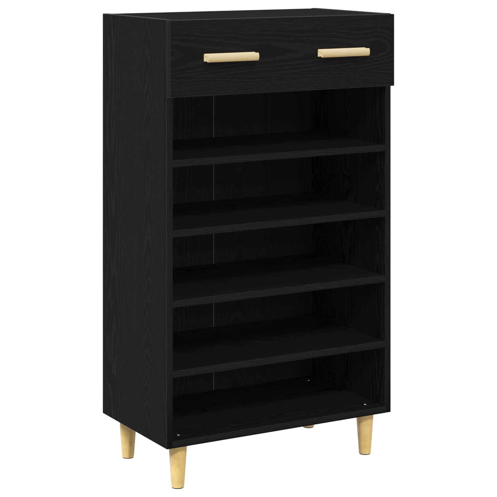 Ormar za cipele Crni hrast 60 x 35 x 105 cm Konstruirano drvo
