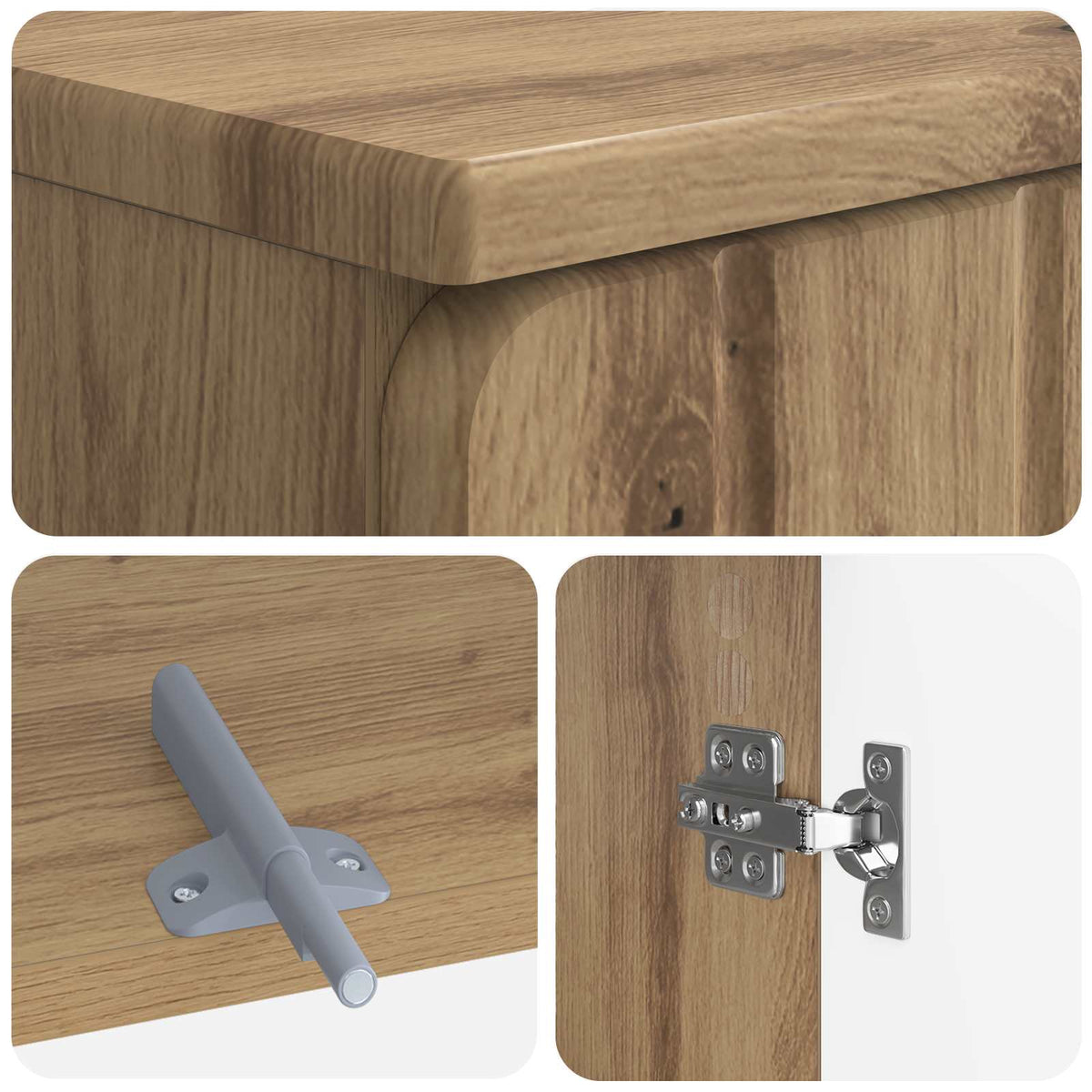 Set za kupaonicu od 3 dijela ZWOLLE Hrast artisan