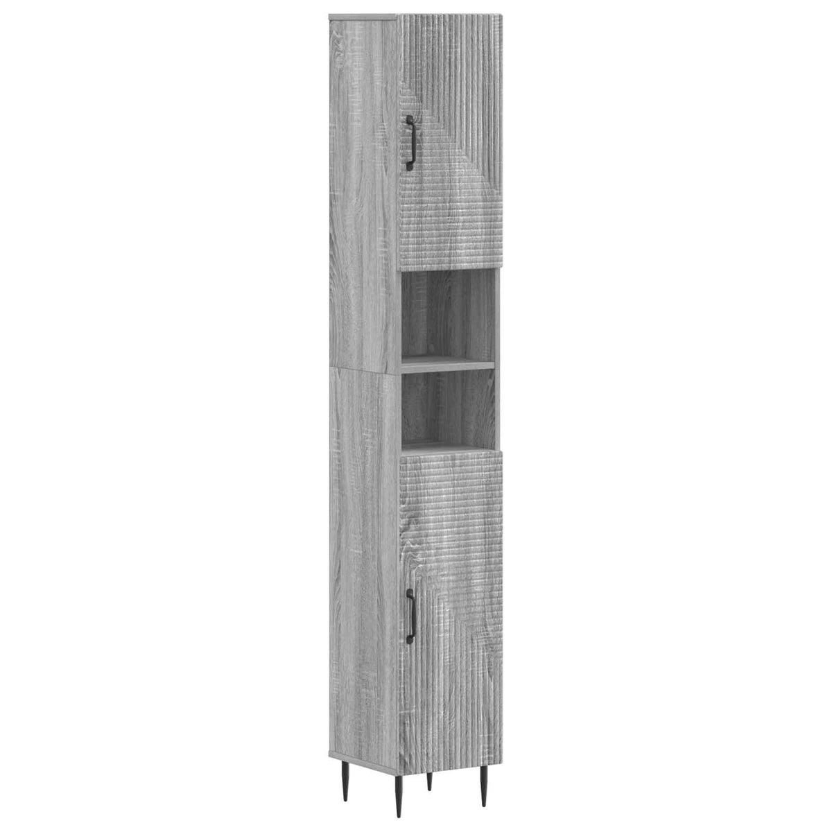 Set kupaonskih ormara od 2 dijela HAARLEM Siva Sonoma