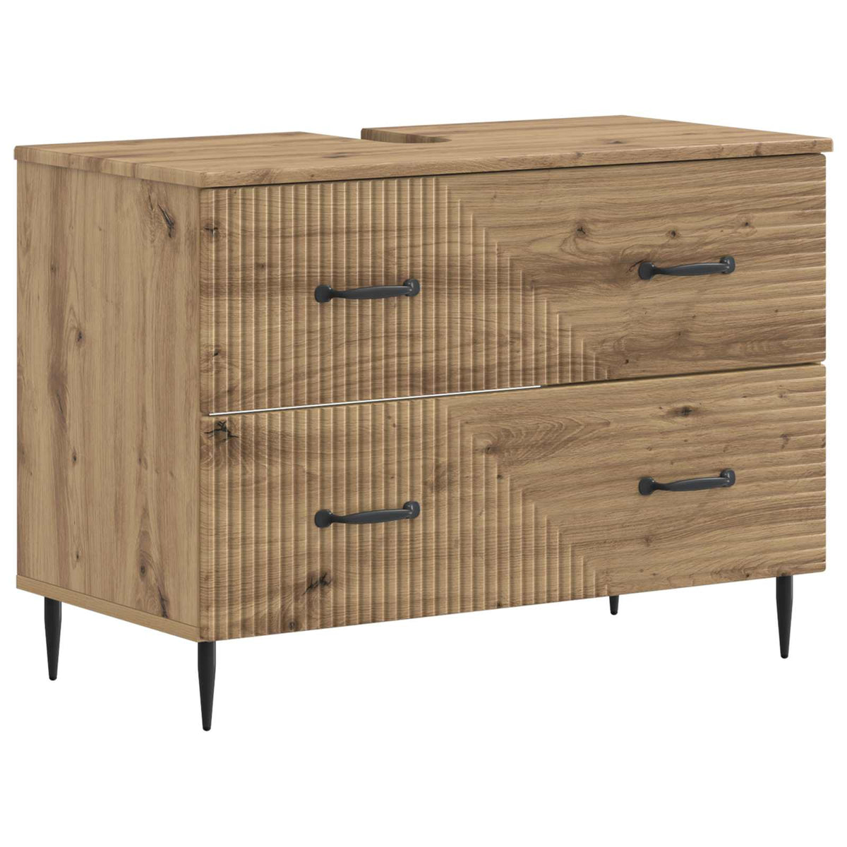 Set kupaonskih ormara od 2 dijela HAARLEM Hrast artisan