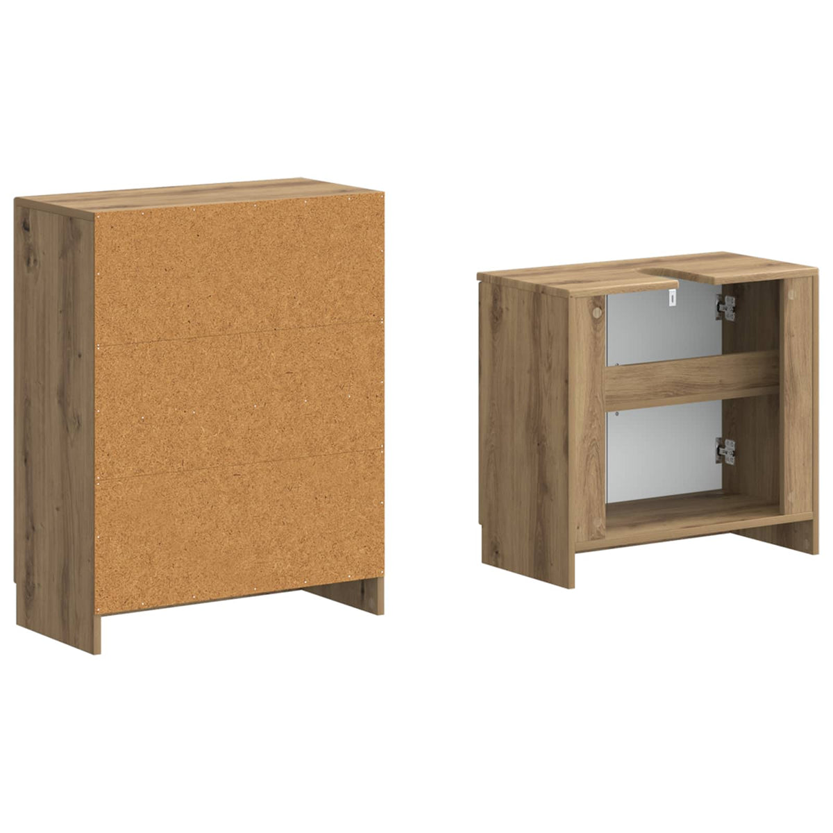Set kupaonskih ormara od 2 dijela UTRECHT Hrast artisan
