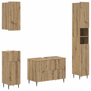Set kupaonskih ormara od 4 dijela ZWOLLE Hrast artisan