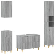 Set kupaonskih ormara od 4 dijela ARNHEM Siva Sonoma
