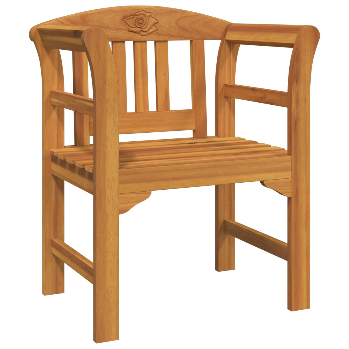 Set za odmaranje u vrtu 4 pcs Čvrsto drvo akacije