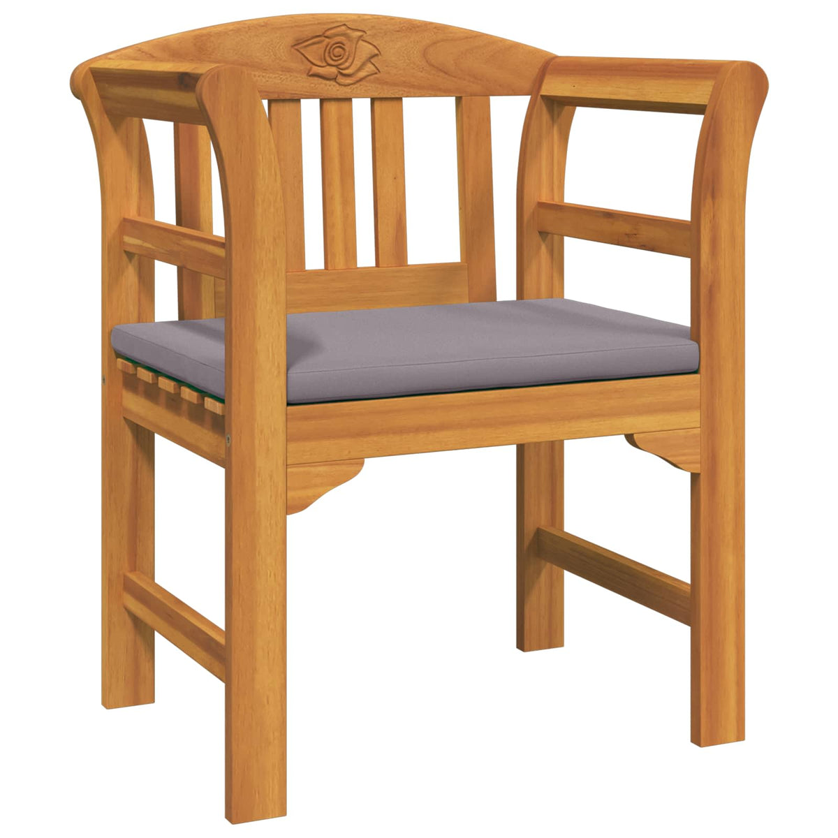 Set za odmaranje u vrtu s jastukom 4 pcs Čvrsto drvo akacije