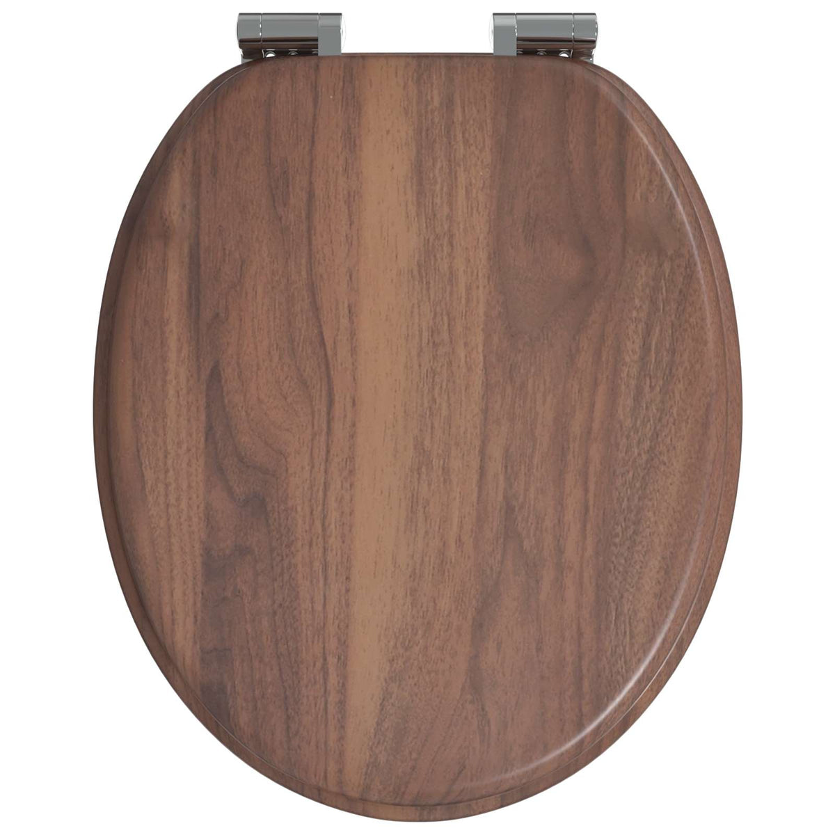 Toaletna sjedala s mekim zatvaranjem Smeđa 44 x 38 cm MDF ploča