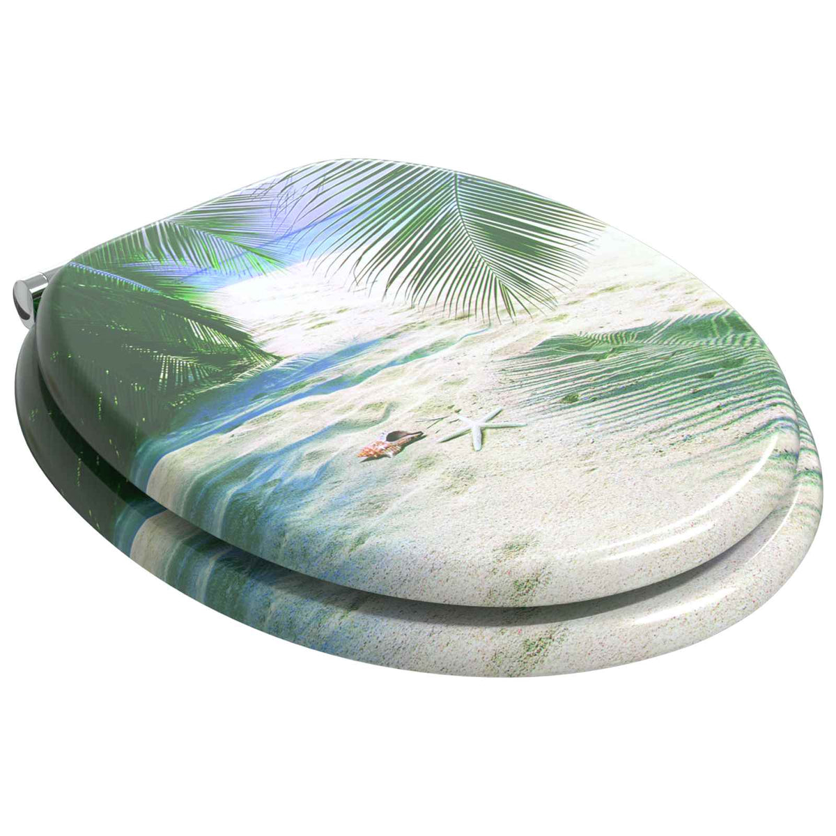 Toaletna sjedala s mekim zatvaranjem Zelena 44 x 38 cm