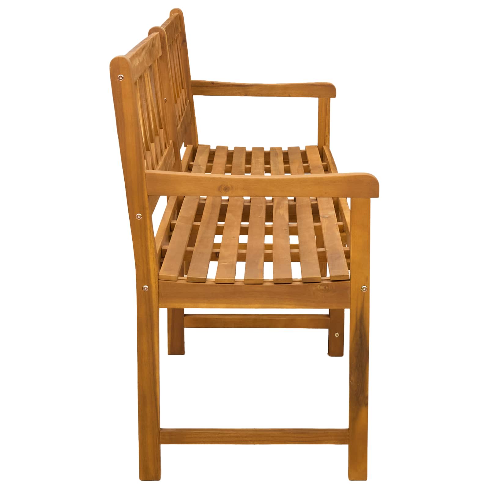 Vanjska klupa Prirodna 180 x 55,5 x 90 cm Čvrsto drvo akacije