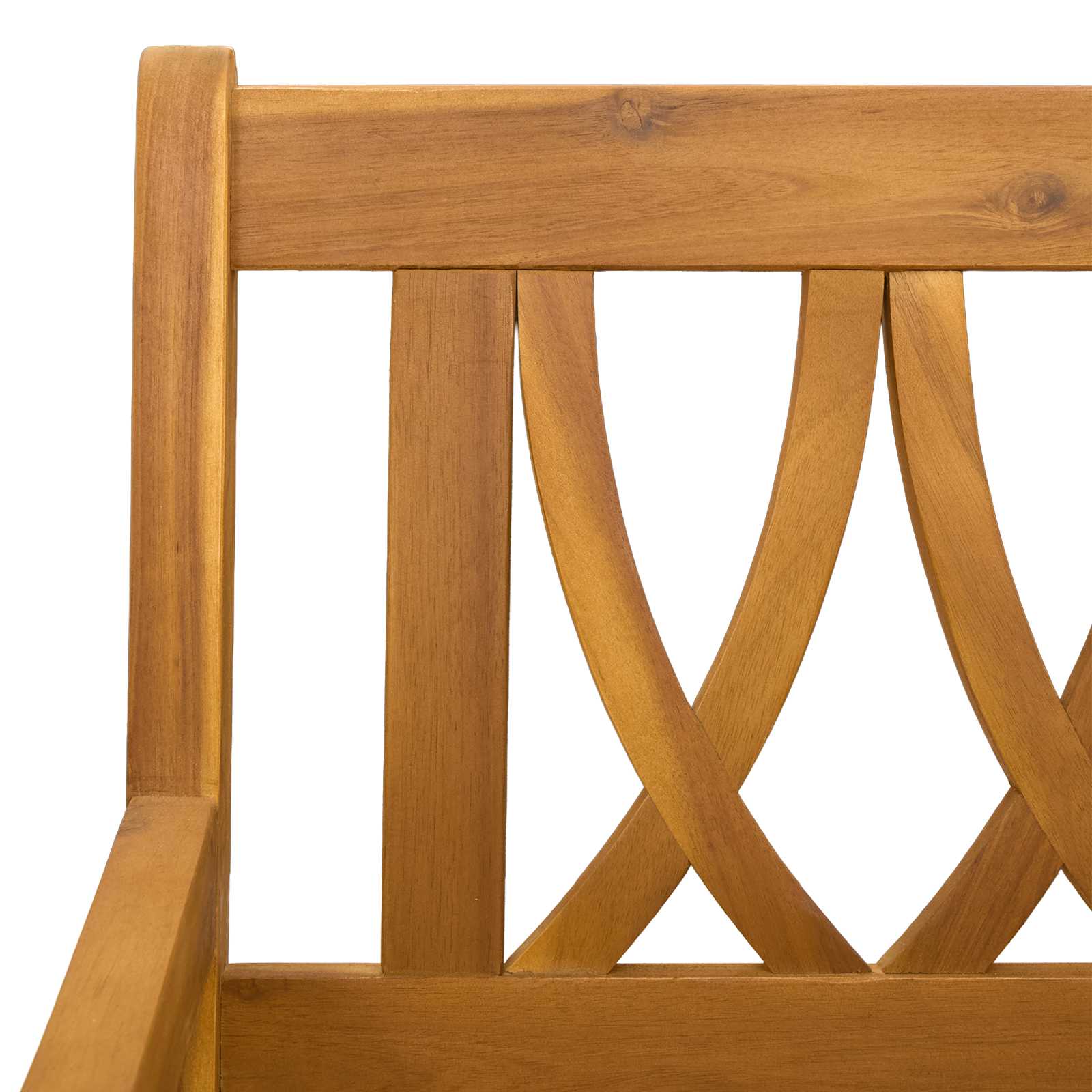 Ljulska klupa za vrt Prirodna 110 x 56 x 58 cm