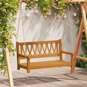 Ljulska klupa za vrt Prirodna 110 x 56 x 58 cm