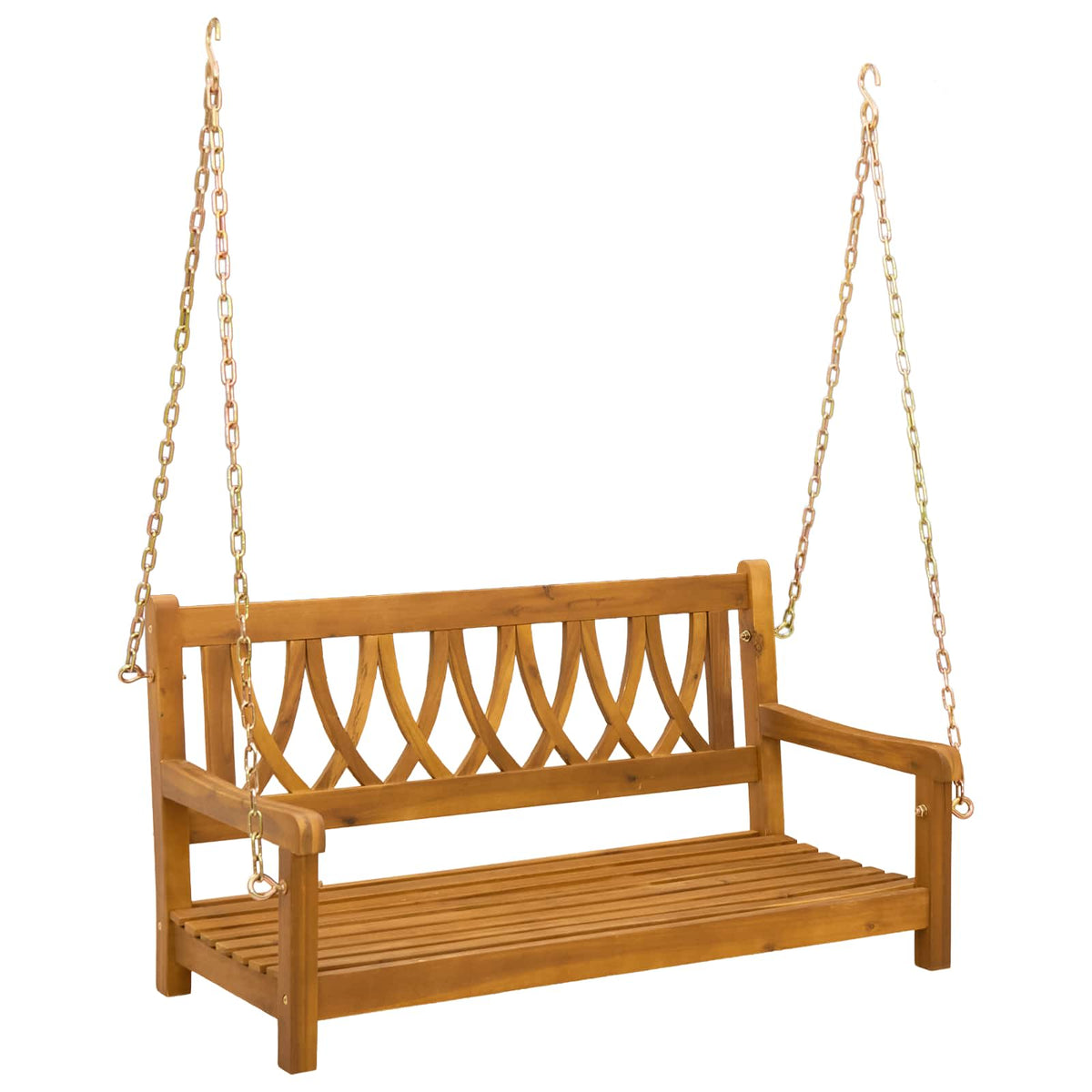 Ljulska klupa za vrt Prirodna 110 x 56 x 58 cm