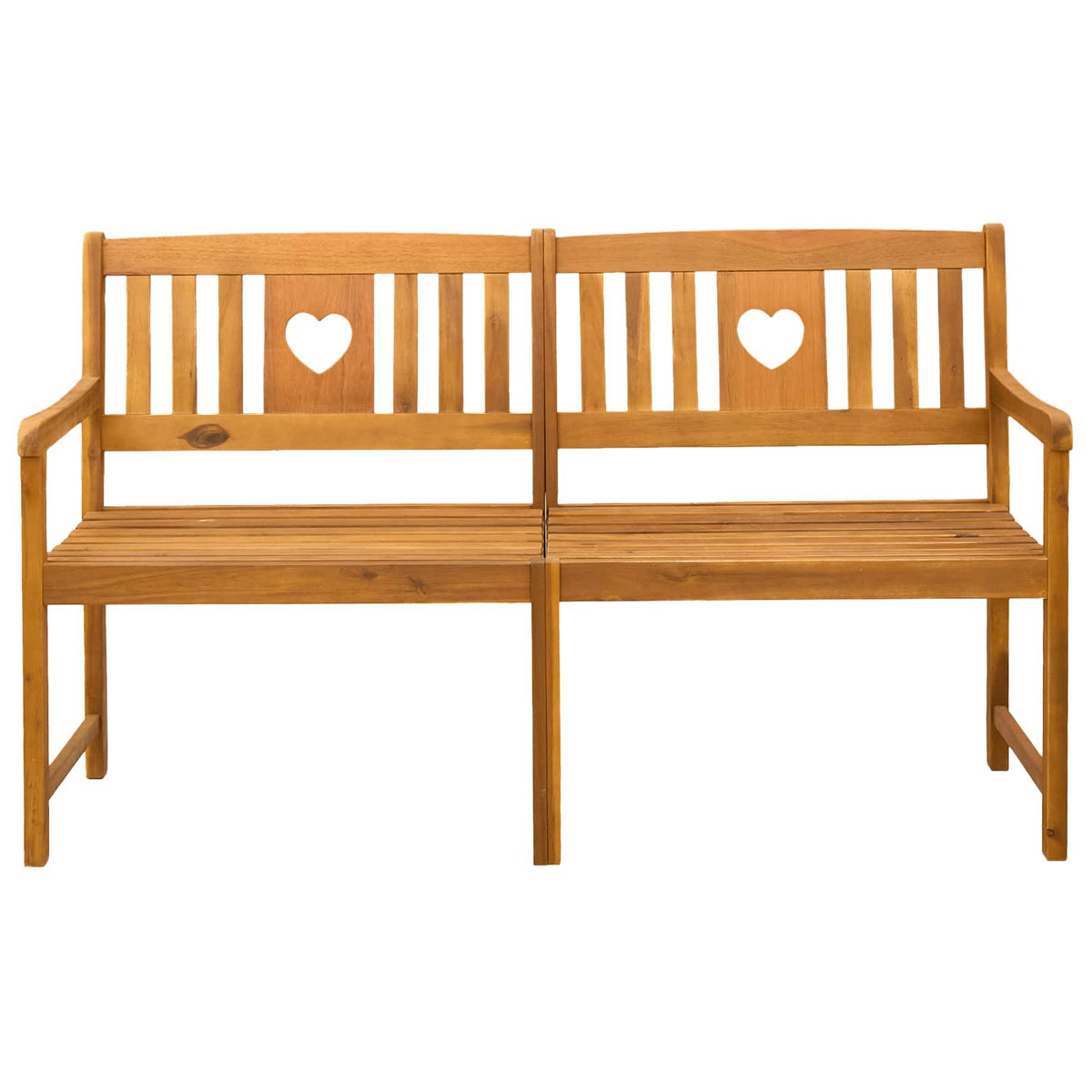 Vanjska klupa Prirodna 150 x 55,5 x 90 cm Čvrsto drvo akacije