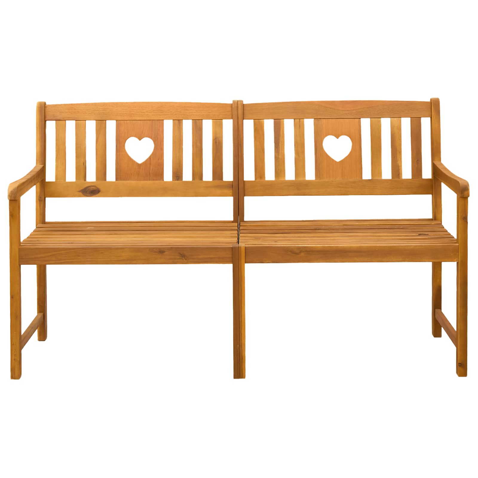 Vanjska klupa Prirodna 150 x 55,5 x 90 cm Čvrsto drvo akacije