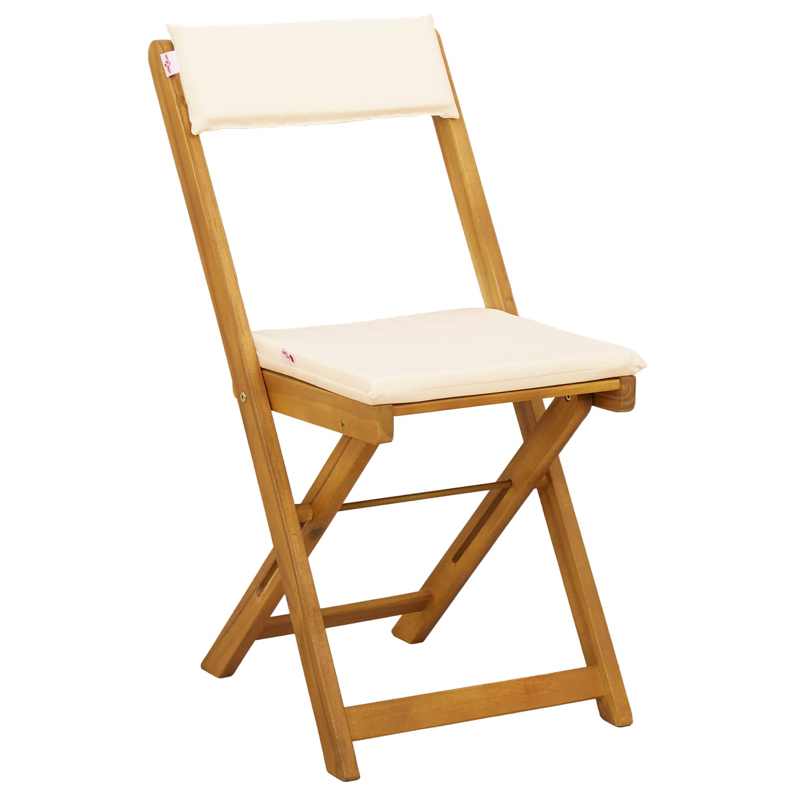 Vanjske bistro stolice 4 pcs Krem bijela 40 x 53 x 80 cm