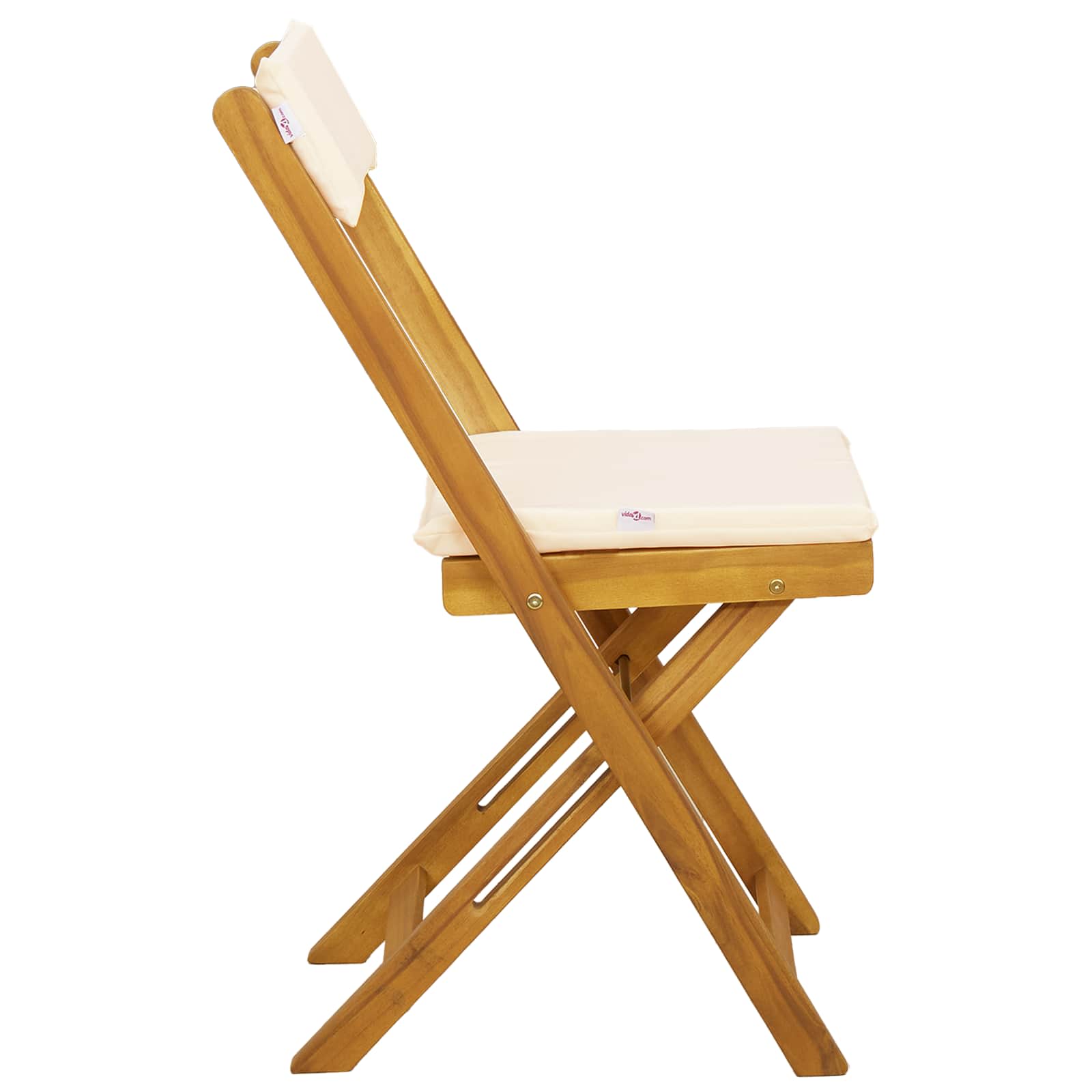 Vanjske bistro stolice 4 pcs Krem bijela 40 x 53 x 80 cm