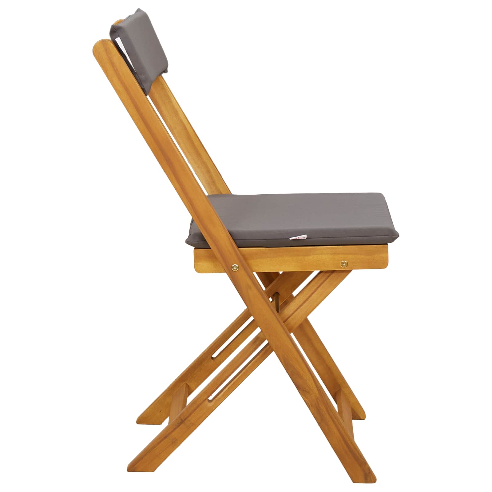 Vanjske bistro stolice 4 pcs Tamnosiva 40 x 53 x 80 cm