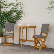 Vanjske bistro stolice 2 pcs Tamnosiva 38 x 46 x 85 cm