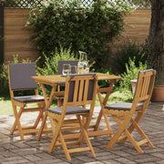 Vanjske bistro stolice 4 pcs Tamnosiva 38 x 46 x 85 cm