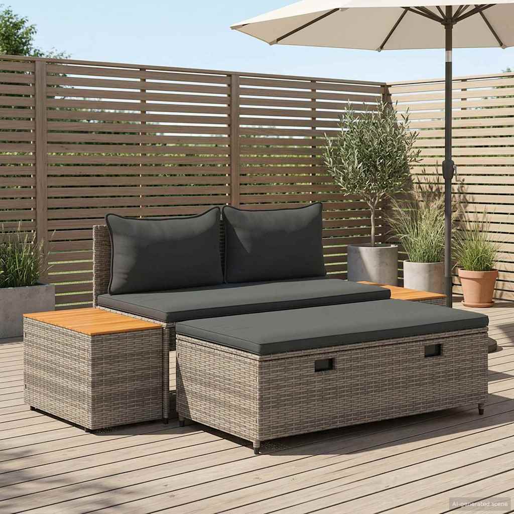 Set vanjskih sofa 4-Broj sjedala 4 pcs 55 x 30 x 39 cm