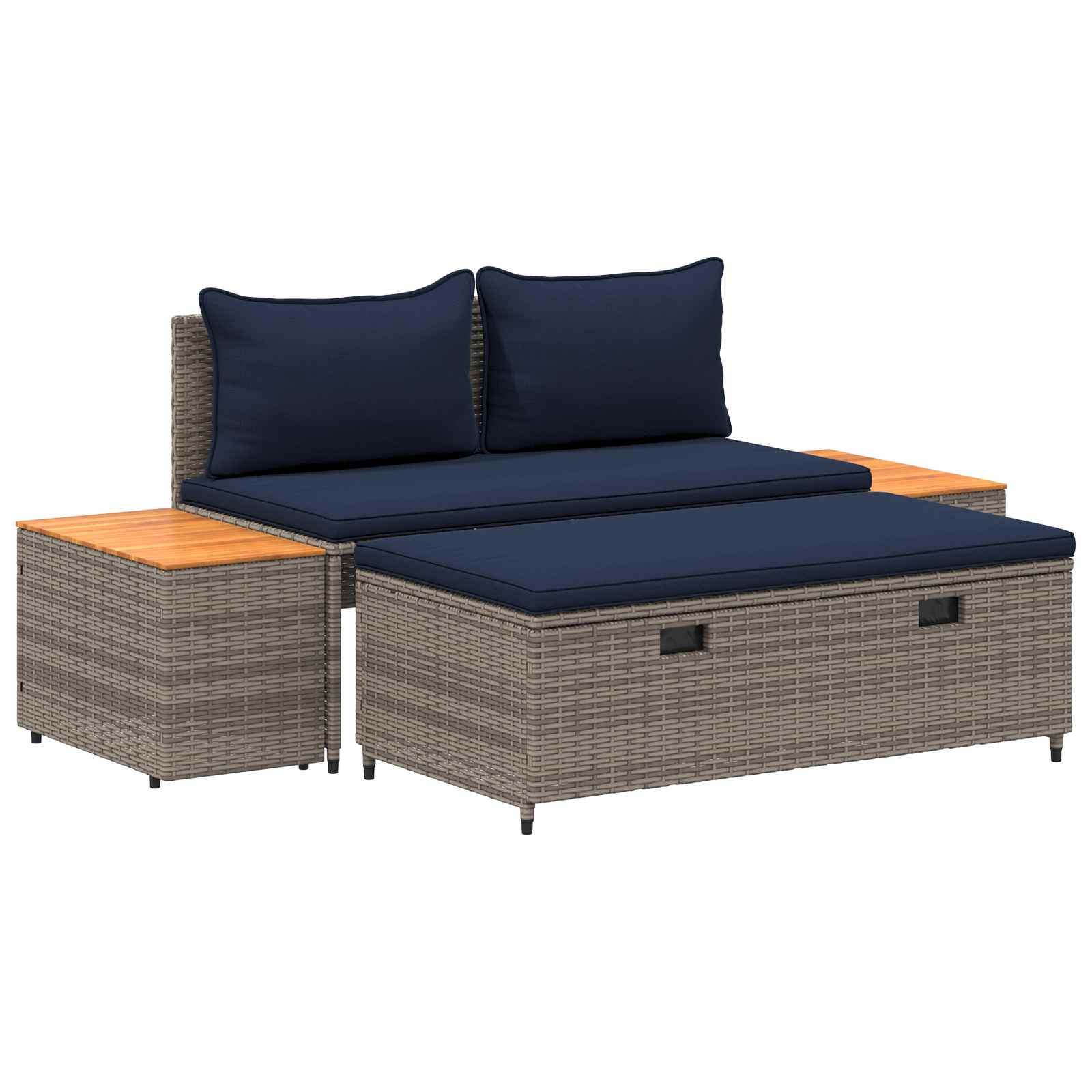 Set vanjskih sofa 4 -Seater 4 pcs 55 x 30 x 39 cm