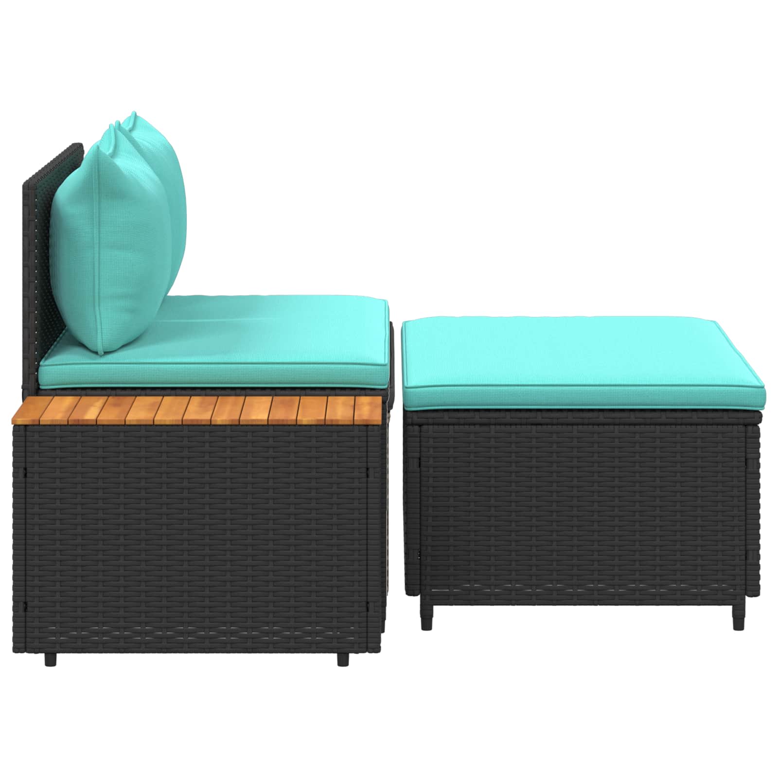 Set vanjskih sofa 4 -Seater 4 pcs 55 x 30 x 39 cm