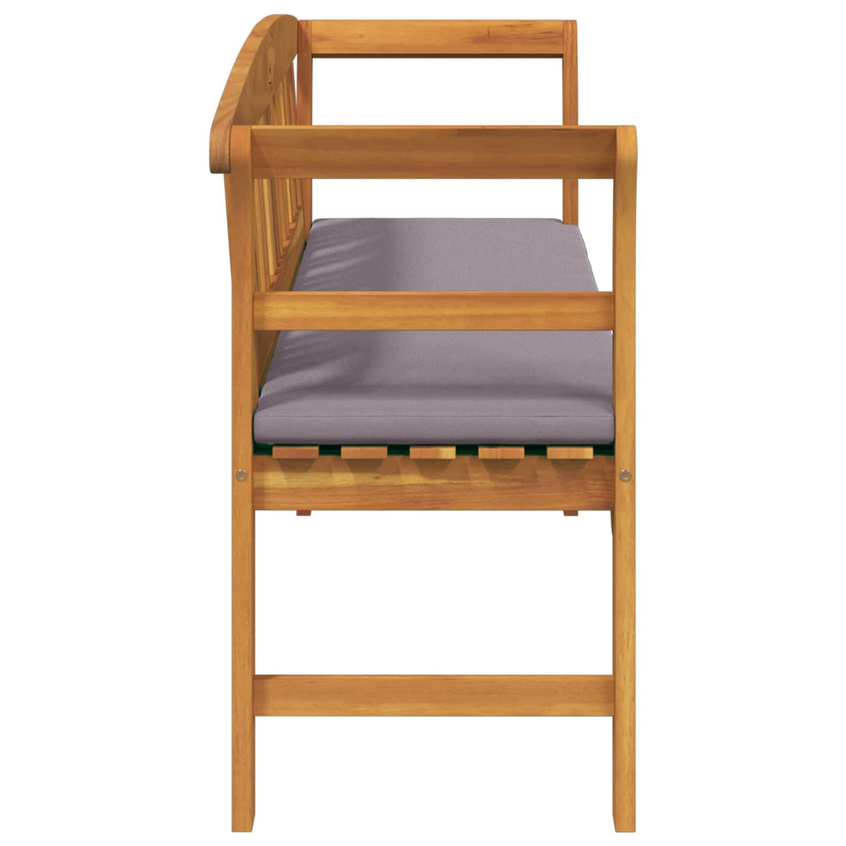 Klupa s ružama Prirodna 157 x 46 x 82,5 cm Čvrsto drvo akacije