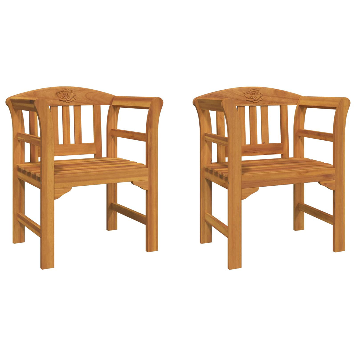 Klupa s ružama Prirodna 68,5 x 46 x 82,5 cm Čvrsto drvo akacije
