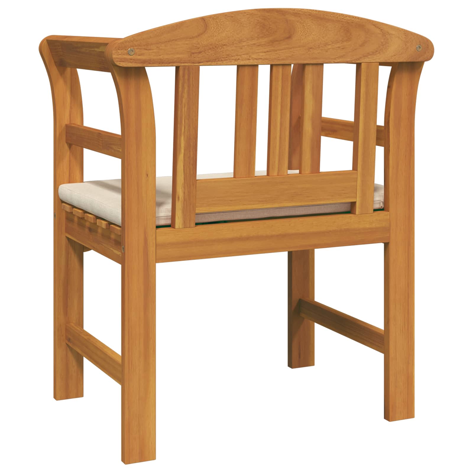 Klupa s ružama Prirodna 68,5 x 46 x 82,5 cm Čvrsto drvo akacije