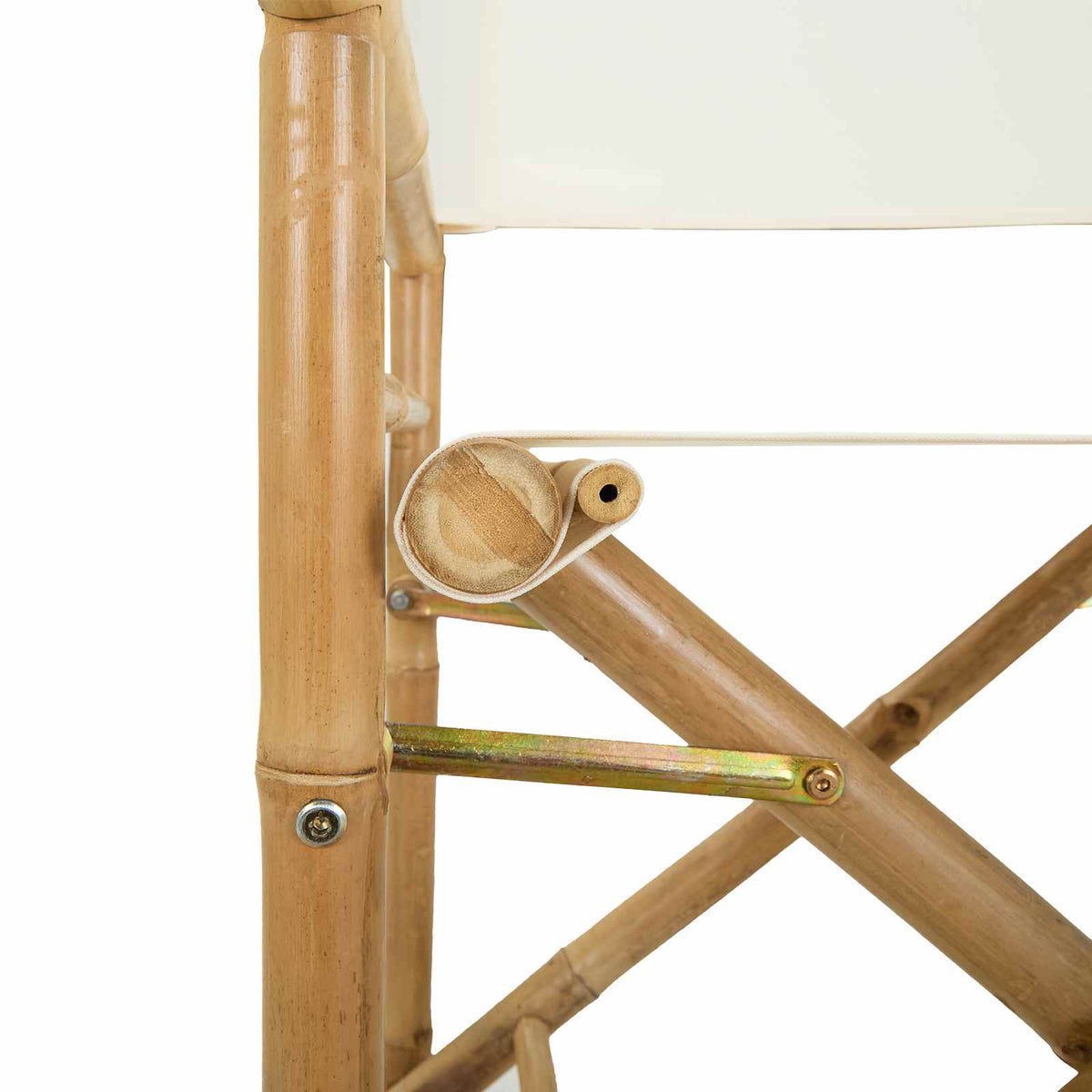 Sklopiva stolica za direktore 2 pcs Prirodna Bambus
