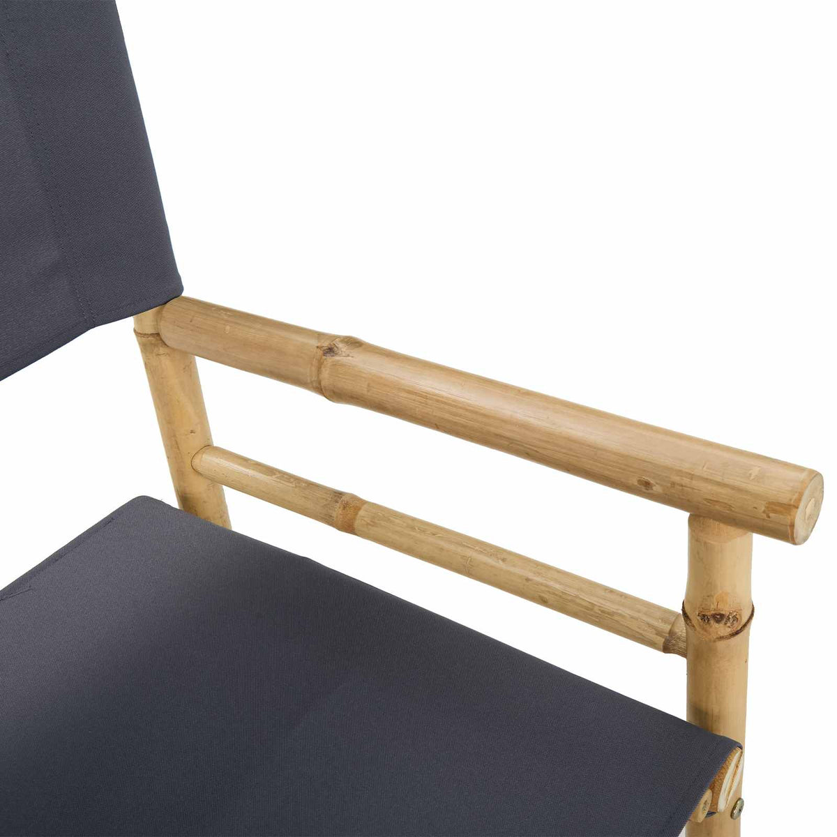 Sklopiva stolica za direktore 2 pcs Prirodna Bambus