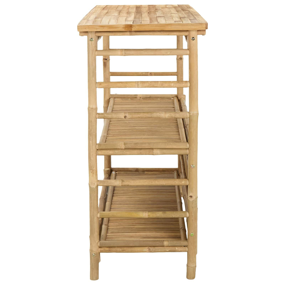 Vanjski bar stol s pohranom Prirodna 110 x 50 x 105 cm Bambus