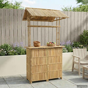 Vanjski bar stol Prirodna 115 x 95 x 214 cm Bambus