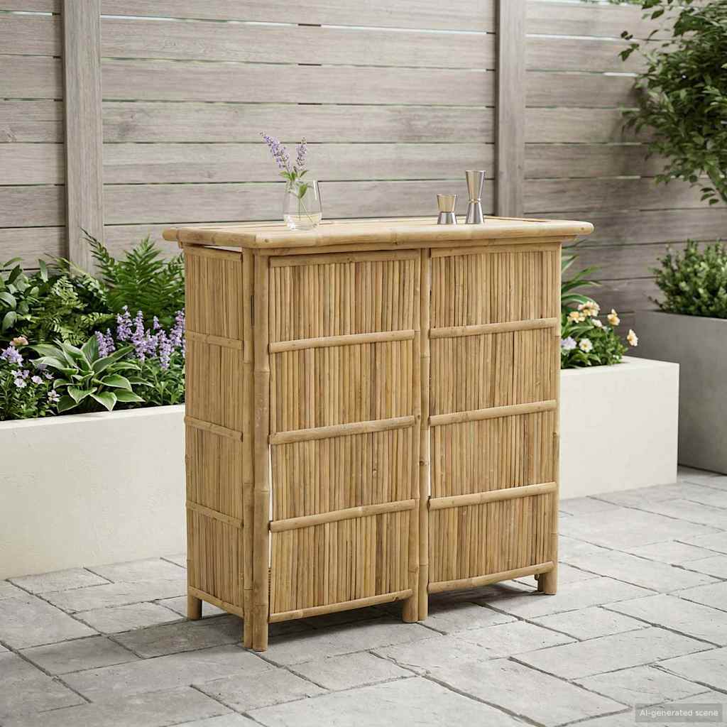 Vanjski bar stol Prirodna 115 x 55 x 105 cm Bambus