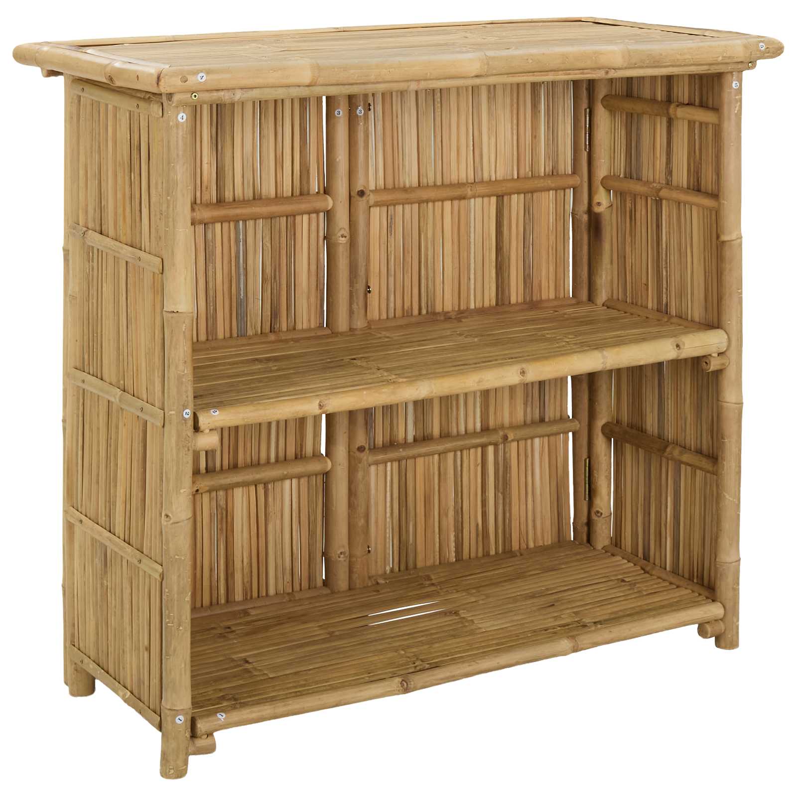 Vanjski bar stol Prirodna 115 x 55 x 105 cm Bambus
